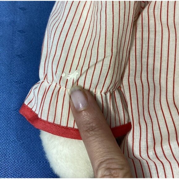 Vintage Eden Clown Doll Plush With Striped Suit & Yellow Hat RARE 14" - Picture 6 of 11